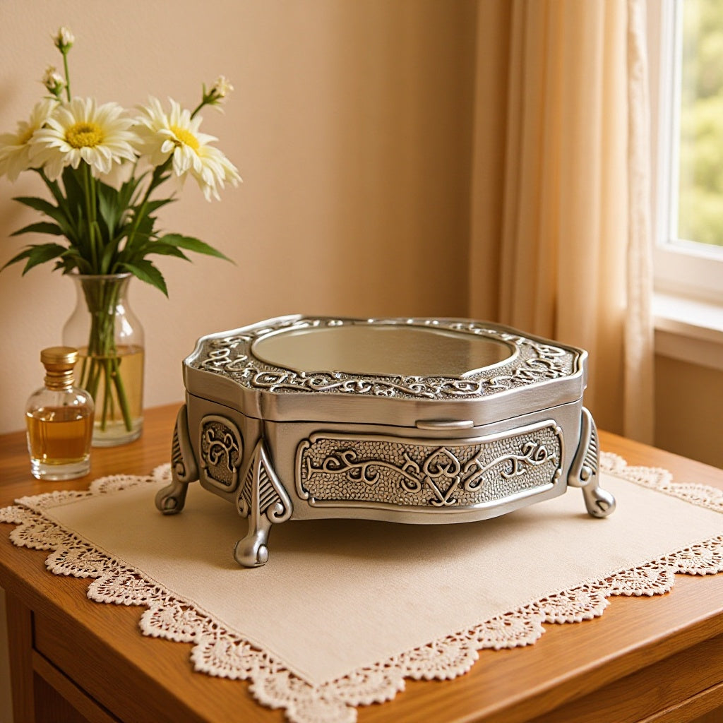 Metal Jewelry Box